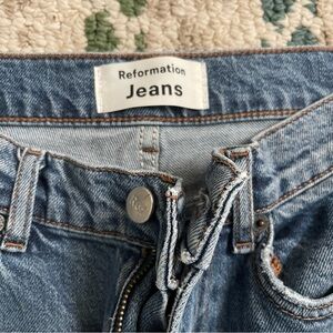 Reformation High-Skinny Crop Denim